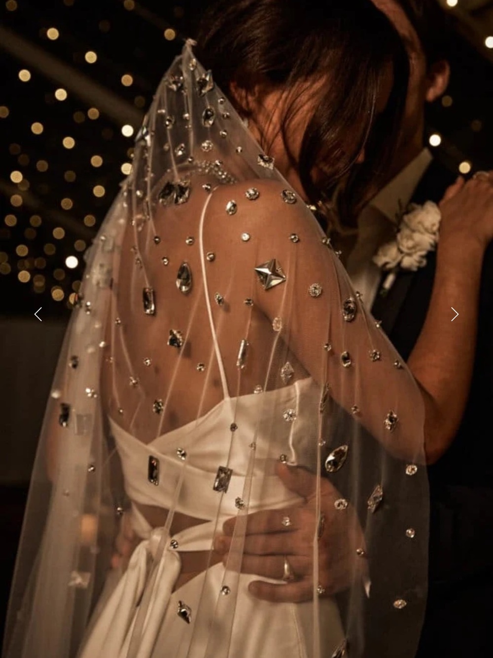 Grave Loves Lace Celestial Veil White-Bridal